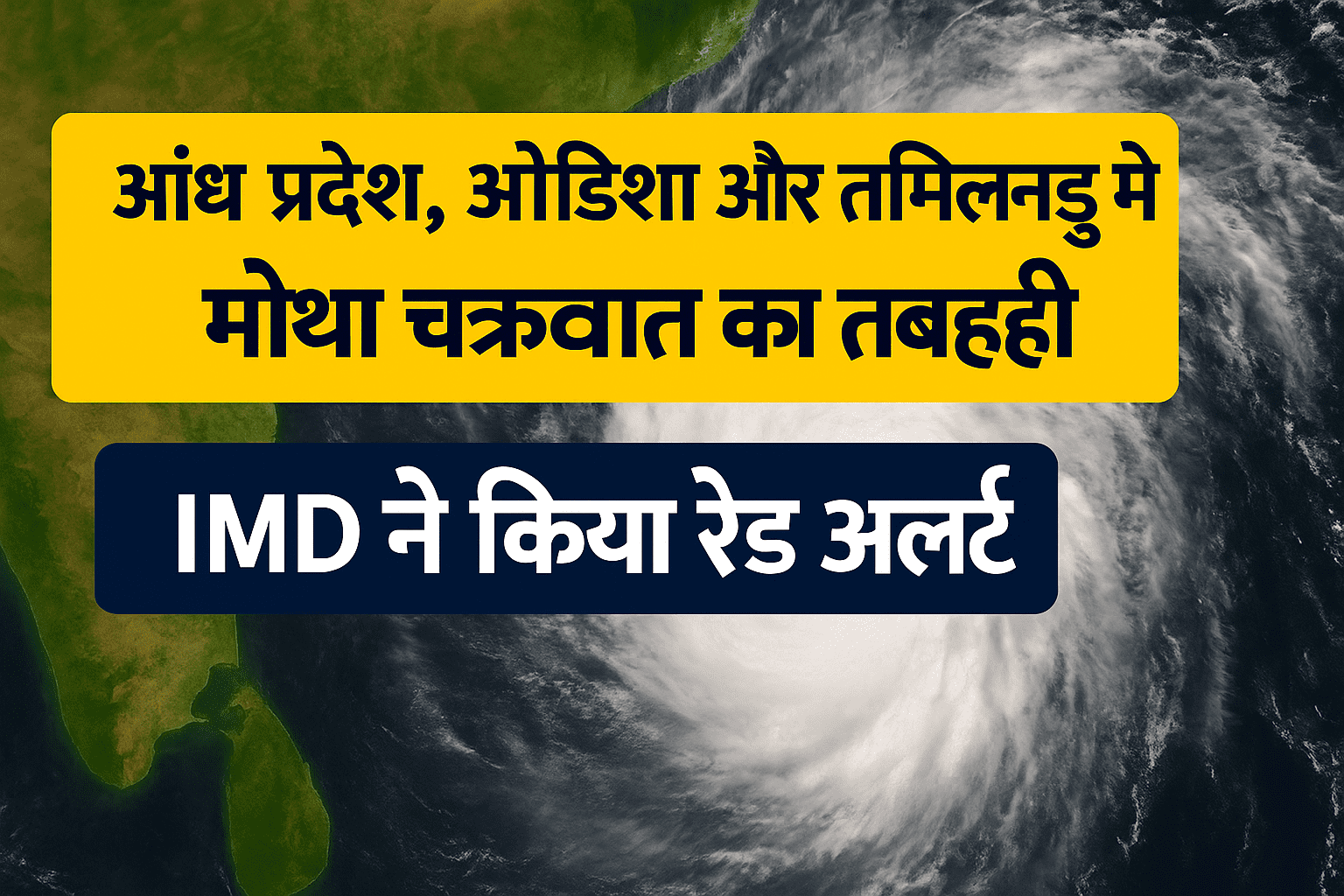 Cyclone Montha का कहर